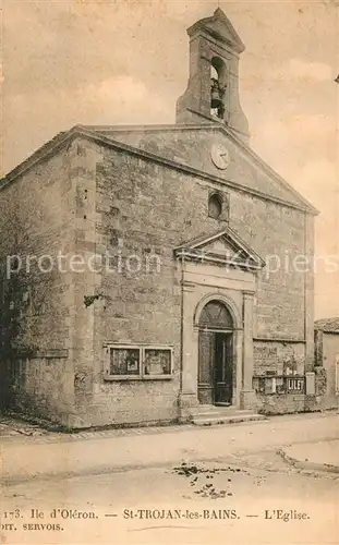 AK / Ansichtskarte Saint Trojan les Bains Eglise Saint Trojan les Bains