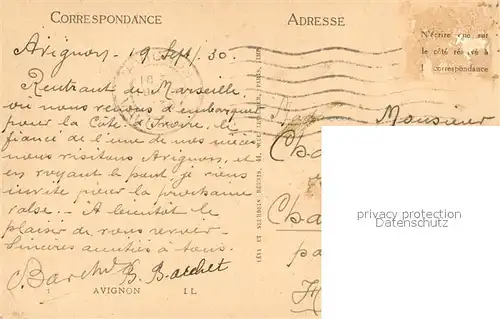 AK / Ansichtskarte Avignon_Vaucluse Le Pont Saint B?n?zet Lied Avignon Vaucluse