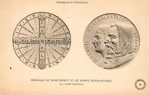AK / Ansichtskarte Saint Benoit de Carmaux Medaille  Saint Benoit de Carmaux