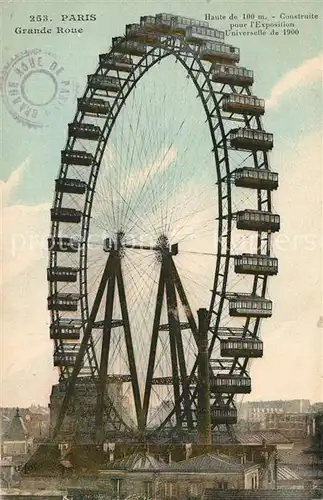 AK / Ansichtskarte Paris Grand Roue Paris