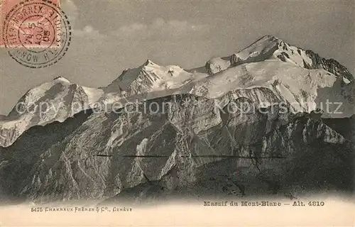AK / Ansichtskarte Mont_Blanc Massif  Mont_Blanc