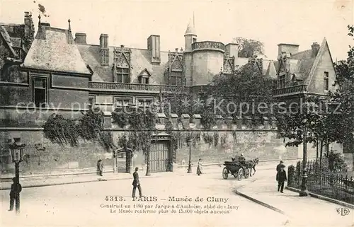 AK / Ansichtskarte Paris Mus?e de Cluny Paris