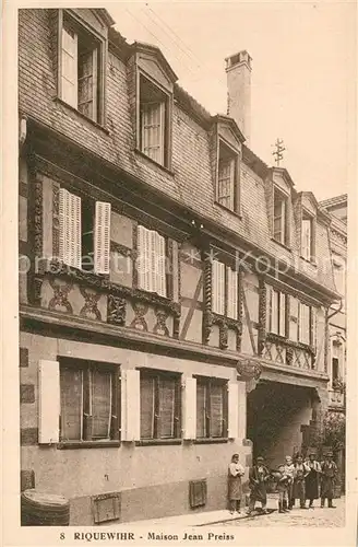 AK / Ansichtskarte Riquewihr_Haut_Rhin Maison Jean Preiss Riquewihr_Haut_Rhin