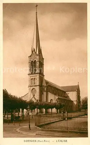 AK / Ansichtskarte Dornach_Elsass Eglise Dornach Elsass