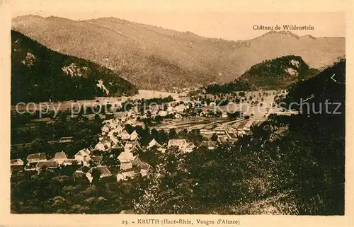 AK / Ansichtskarte Kruth Haut Rhin Vosges Chateau de Wildenstein Kruth