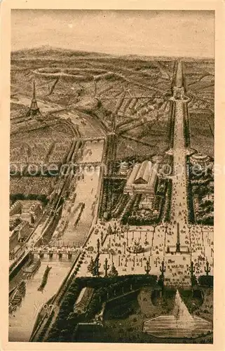 AK / Ansichtskarte Paris Seine Arc de Triomphe  Paris