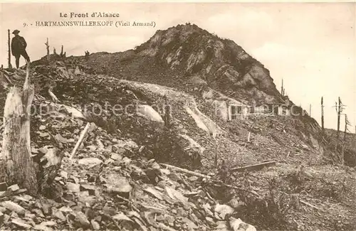 AK / Ansichtskarte Hartmannswiller Vieil Armand Front d`Alsace Hartmannswiller