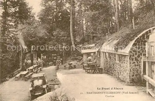 AK / Ansichtskarte Hartmannswillerkopf Vieil Armand Front d`Alsace Hartmannswillerkopf