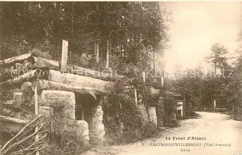 AK / Ansichtskarte Hartmannswillerkopf Vieil Armand Front d`Alsace Abris Hartmannswillerkopf