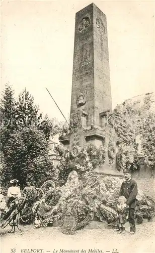 AK / Ansichtskarte Belfort_Alsace Le Monument des Mobiles Belfort Alsace