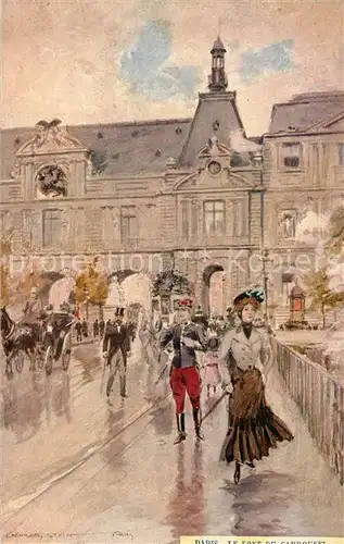 AK / Ansichtskarte Paris Le Font du Carrousel Paris