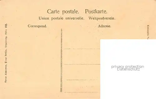 AK / Ansichtskarte Strasbourg_Alsace M?nster Vierge Sage Strasbourg Alsace