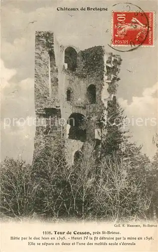 AK / Ansichtskarte Cesson_Saint_Brieuc Tour Collection Chateaux de Bretagne 