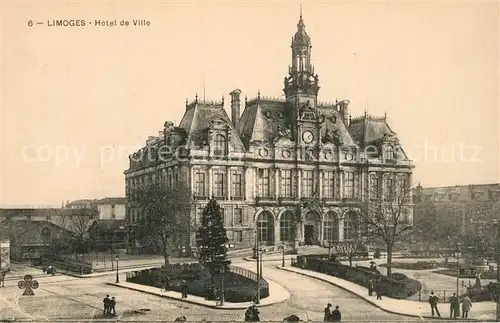 AK / Ansichtskarte Limoges_Haute_Vienne Hotel de Ville Limoges_Haute_Vienne