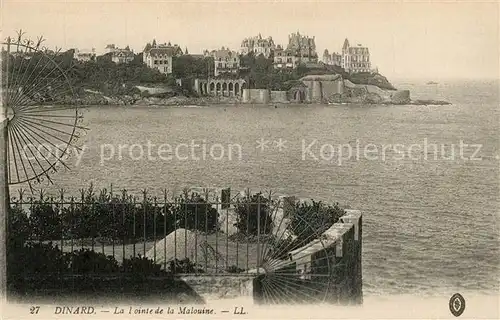 AK / Ansichtskarte Dinard_Ille_et_Vilaine_Bretagne La Pointe de la Malouine Dinard_Ille