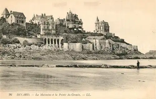 AK / Ansichtskarte Dinard_Ille_et_Vilaine_Bretagne La Malouine et Pointe du Grouin Dinard_Ille