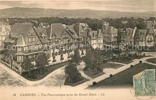 AK / Ansichtskarte Cabourg Vue panoramique prise du Grand Hotel Cabourg
