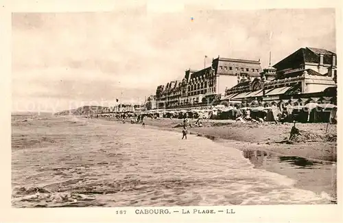AK / Ansichtskarte Cabourg La Plage Cabourg