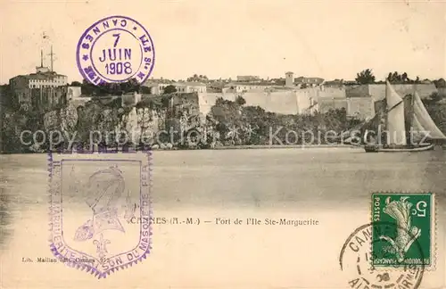 AK / Ansichtskarte Cannes_Alpes Maritimes Fort de l Ile Sainte Marguerite Cannes Alpes Maritimes