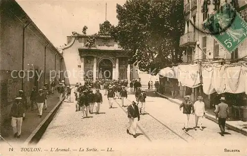 AK / Ansichtskarte Toulon_Var Arsenal la sortie Toulon_Var