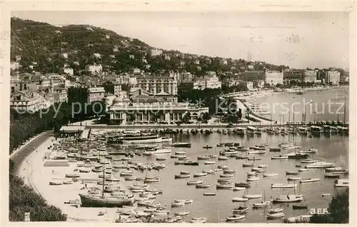 AK / Ansichtskarte Cannes_Alpes Maritimes Le Port vue prise du Mont Chevalier Cannes Alpes Maritimes