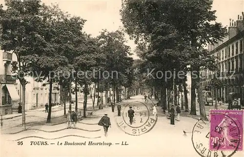 AK / Ansichtskarte Tours_Indre et Loire Boulevard Heurteloup Tours Indre et Loire