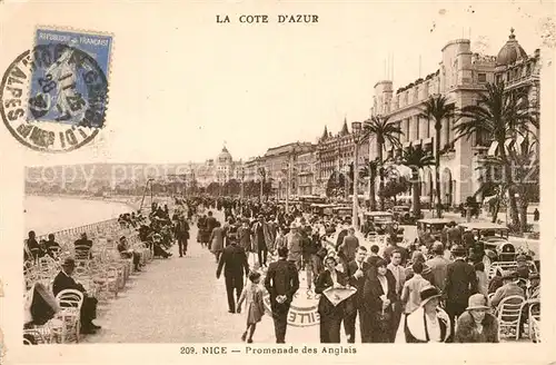 AK / Ansichtskarte Nice_Alpes_Maritimes Promenade des Anglais Nice_Alpes_Maritimes