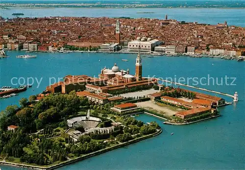 AK / Ansichtskarte Venezia_Venedig Fliegeraufnahme Isola di San Giorgio Venezia Venedig