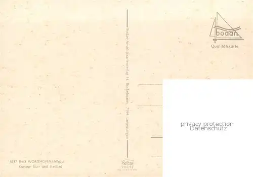 AK / Ansichtskarte Bad_Woerishofen Fliegeraufnahme Bad_Woerishofen