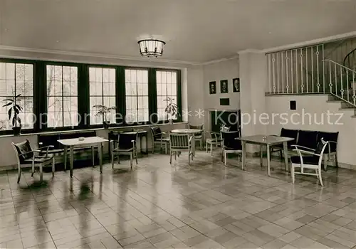 AK / Ansichtskarte Luecklemberg Der Heidehof Schule IG Metall Empfangshalle Leseecke Luecklemberg