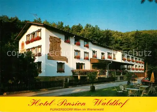 AK / Ansichtskarte Purkersdorf Hotel Pension Waldhof Purkersdorf