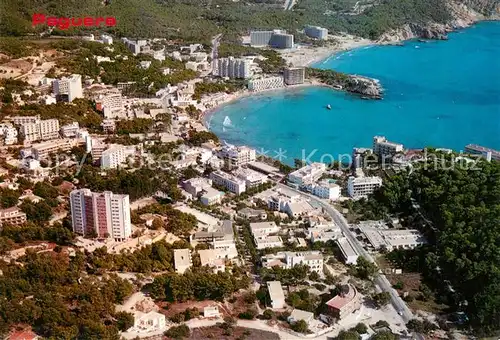 AK / Ansichtskarte Paguera_Mallorca_Islas_Baleares Fliegeraufnahme Paguera_Mallorca
