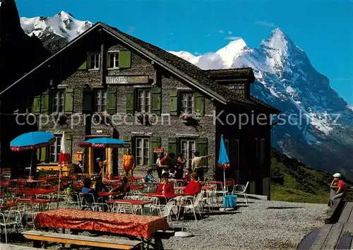 AK / Ansichtskarte Grosse_Scheidegg Hotel Moench Eiger Grosse Scheidegg