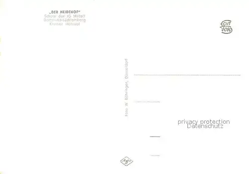 AK / Ansichtskarte Luecklemberg Schule IG Metall Der Heidehof Kleiner Hoersaal Luecklemberg