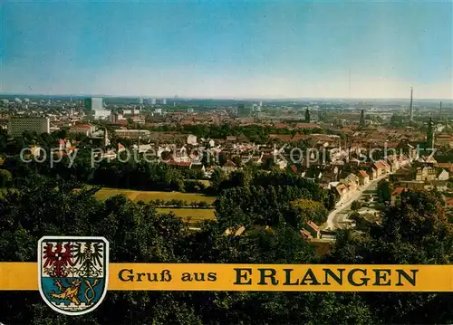 AK / Ansichtskarte Erlangen Panorama Erlangen