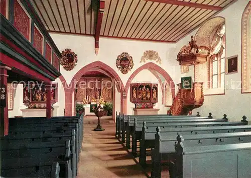 AK / Ansichtskarte Detwang Peter und Paul Altarraum Detwang