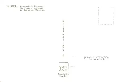 AK / Ansichtskarte Djerba La mosque de Mahboubine Djerba