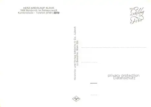 AK / Ansichtskarte Waldkirch_Breisgau Herz Kreislauf Klinik Waldkirch Breisgau