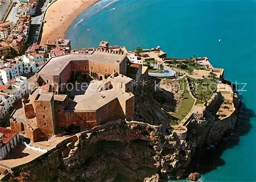 AK / Ansichtskarte Peniscola Fliegeraufnahme Castillo Peniscola