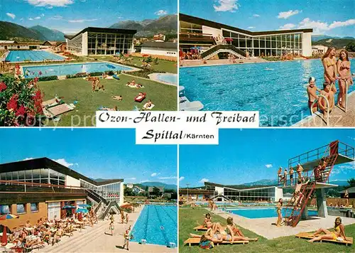 AK / Ansichtskarte Spittal_Drau Ozon Hallenbad Freibad Spittal Drau