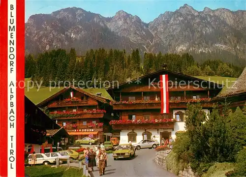 AK / Ansichtskarte Alpbach Blumendorf Stadtpanorama Alpbach