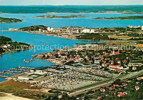 AK / Ansichtskarte Stenungsund Fliegeraufnahme Stenungsund