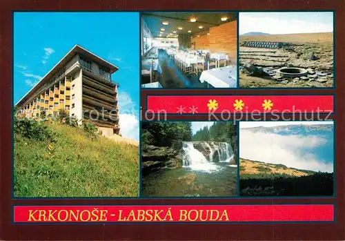 AK / Ansichtskarte Krkonose Labska bouda Restaurant Krkonose