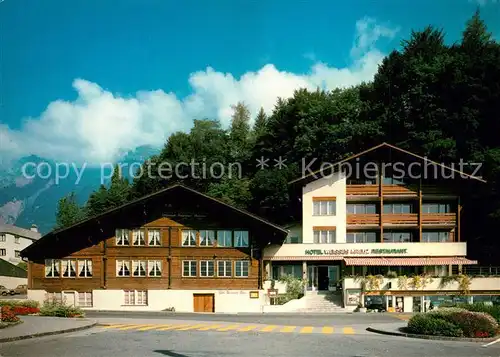 AK / Ansichtskarte Brienz_BE Hotel Weisses Kreuz Brienz_BE