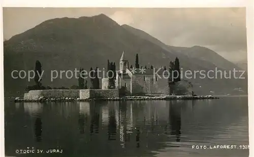 AK / Ansichtskarte Otocic_Sveti_Juraj Ansicht vom See aus Kirche Berge 