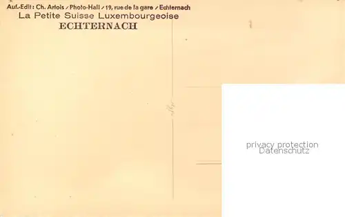 AK / Ansichtskarte Echternach Motiv mit Kirche Echternach