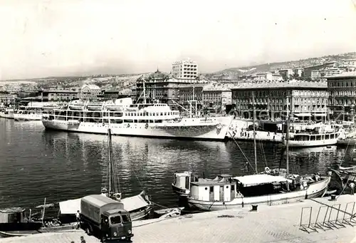 AK / Ansichtskarte Rijeka_Fiume Hafen Rijeka Fiume