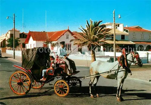 AK / Ansichtskarte Monte_Gordo Typical horse carriage Monte Gordo