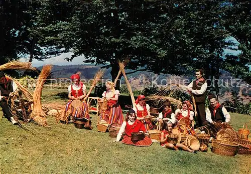 AK / Ansichtskarte Madeira Obra de vimes Korbflechter Madeira