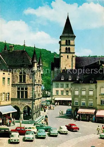 AK / Ansichtskarte Echternach Place du Marche et le Denzelt Echternach